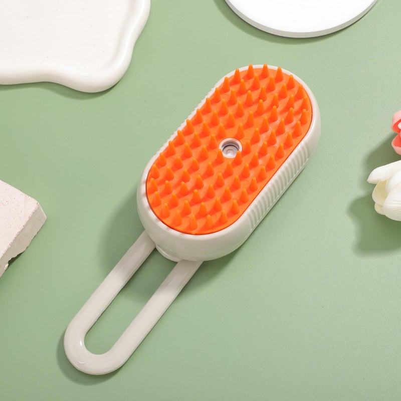 Rotating Handle Pet Brush with Spray for Long Haired Dogs and Cats Grooming Comb for Shedding Control Static Reduction and Massage - Image 5