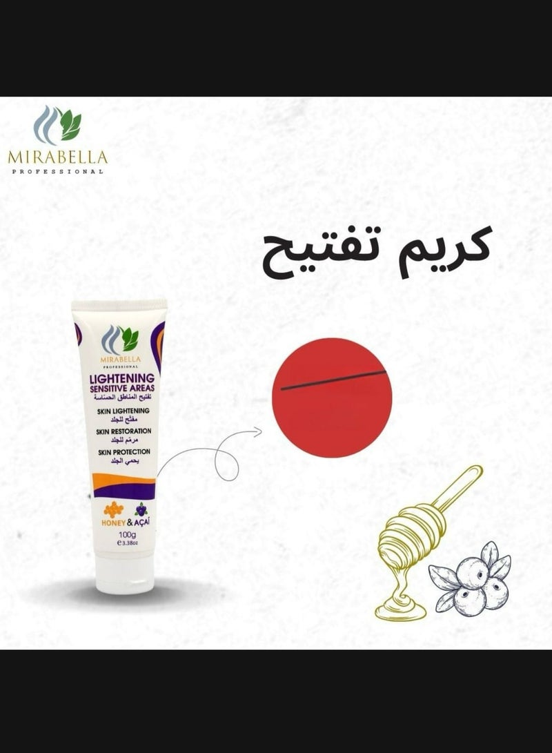 Mirabella Mira Bella Intimate Lightening Cream - 100g - Image 2