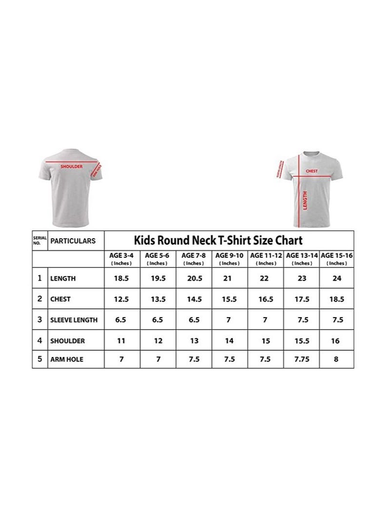 برينت شوب فور مي يوم الطفل الإماراتي للجنسين Kids Tshirt Red Design 1 - Image 3