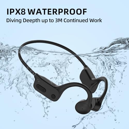 Tayogo Swimming Headphones, Waterproof Bone Conduction Headsets, Swim Coach Communicator, Waterproof Headphones for Spotify, Amazon Music, YouTube, Stream with Your Swimming, NO MP3 Download - Image 5