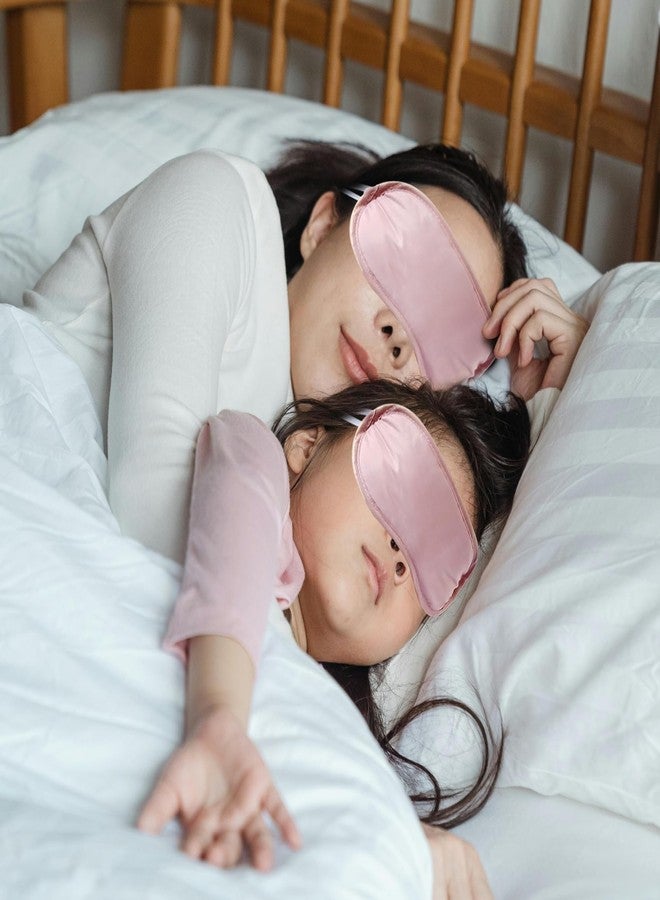 Kuyaehe 5 Pcs Eye Masks, Sleeping Mask Lightweight Shade Blindfold, Eye Covers for Sleeping Travel Sleep Party Games, Unisex (White) - Image 4