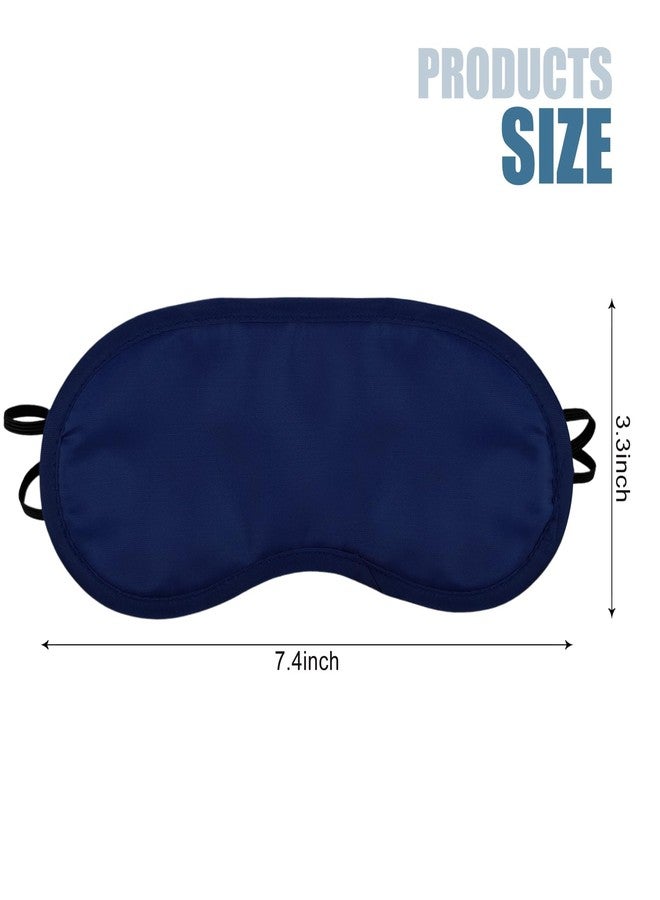 Kuyaehe 5 Pcs Eye Masks, Sleeping Mask Lightweight Shade Blindfold, Eye Covers for Sleeping Travel Sleep Party Games, Unisex (White) - Image 2