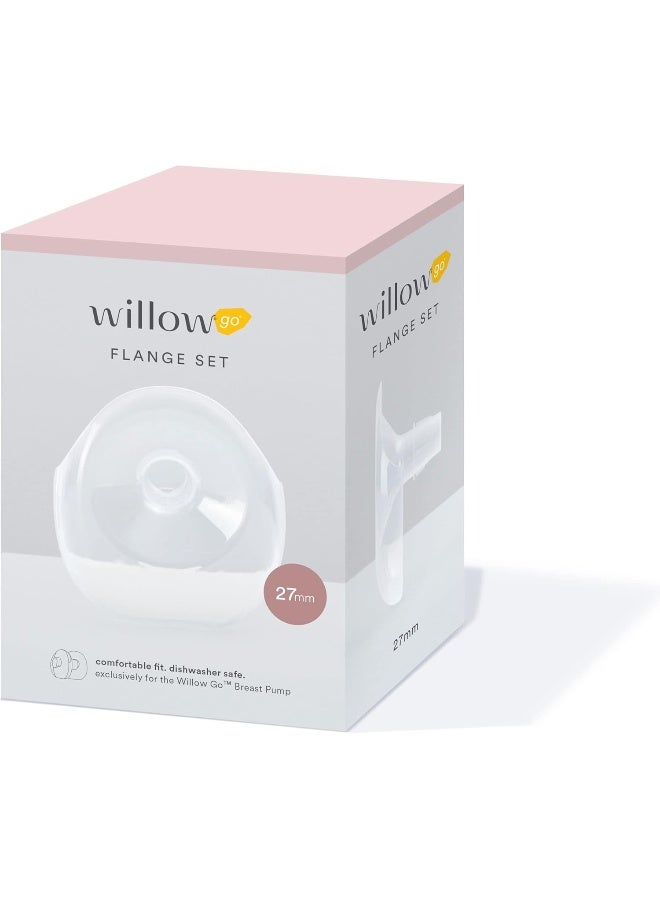 Willow ويلو جو - مضخة ثدي بدون استخدام اليدين - مضخة رضاعة قابلة للارتداء - محمولة، كهربائية، بدون سلك، و9 مستويات من قوة الشفط بمستوى المستشفى - أساسيات ما بعد الولادة - 27 مم فلانجات - عبوة 2 - Image 5