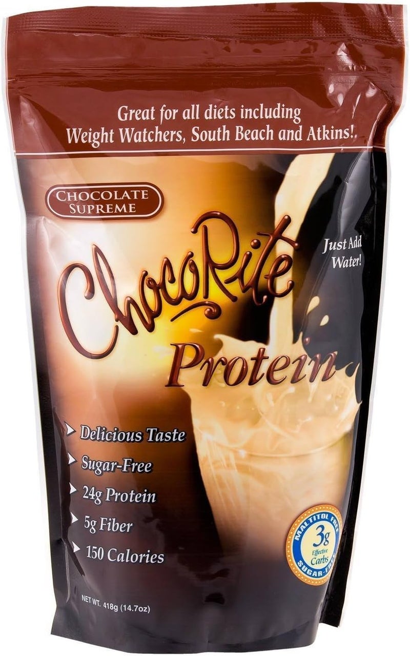 CHOCORITE HealthSmart Chocorite Protein Shake Powder Banana Cream 147 Ounce - Image 3