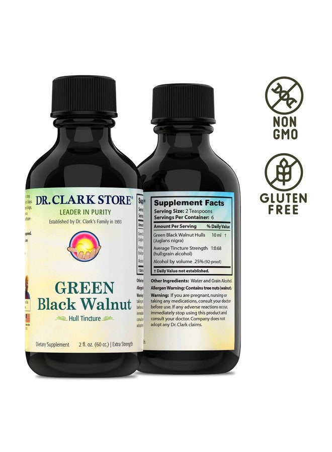 Dr Clark Store Green Black Walnut Hull Tincture Highly Potent Formula With Black Walnut Extract All Natural Intestine Support Black Walnut Tincture Comes With A Dropper 2 Fl. Oz (60Cc) - Image 5