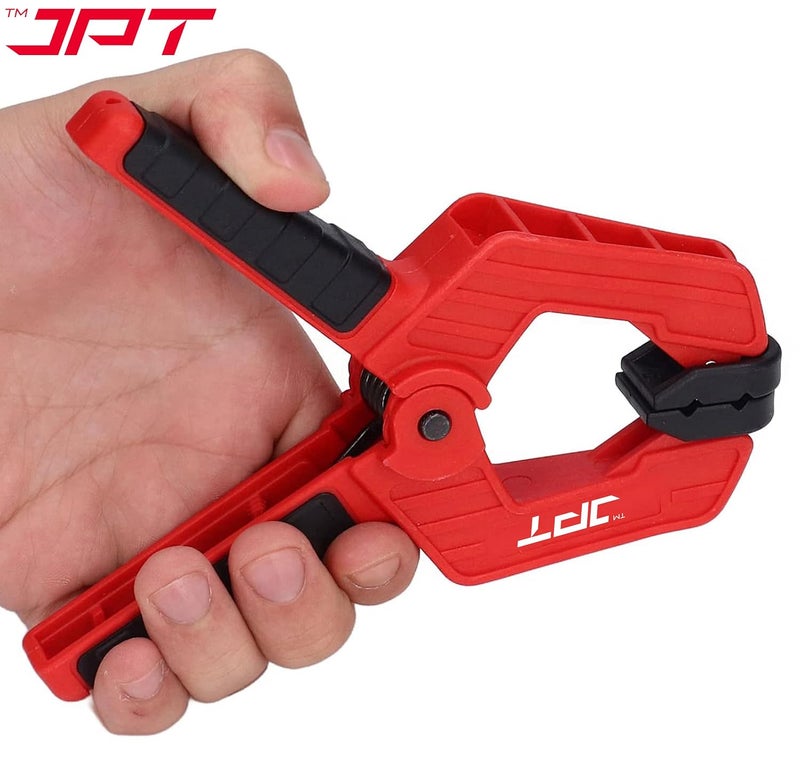 JPT Ultra Heavy Duty 3-Inch Wood Spring Clamp, Strong 150N Clamping Force with Bold Spring for Carpentry, Crafts, DIY Projects, High-Strength ABS Construction - Image 2