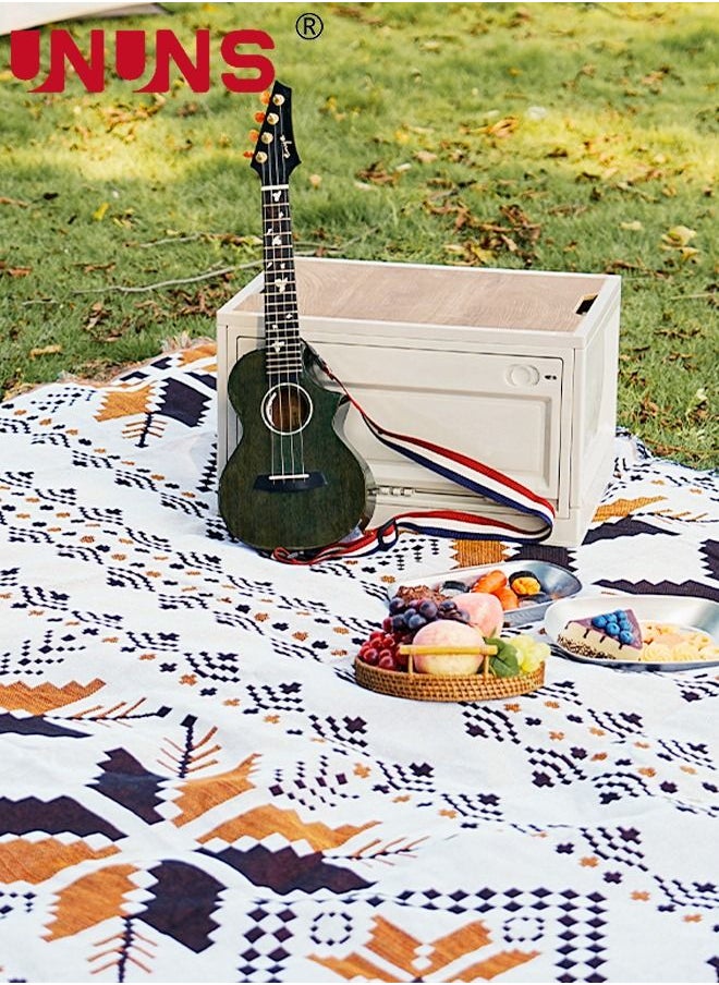 Sofa Throw Blanket,Bohemian Geometric Tassel Woven Sofa Blanket For Bedroom Recliner,Moisture Proof Picnic Mat For Outdoor,130x180cm