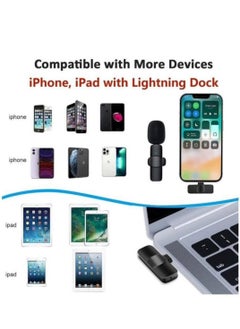 K9 2in1 Bluetooths Mic K9 Wireless Collar Microphone Dual Lapel Lavalier Mic for Noise Reduction Vlogging Interview Live Streaming YouTube Video Broadcast With 2 Mic Receiver for iPhone and Android  - Image 3