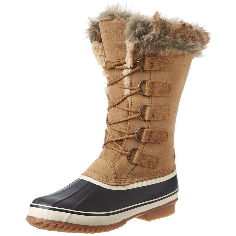 Northside Womens Katsura Snow Boot Waterproof Insulated Winter Boots Faux Fur Collar D-Ring Speed Lacing System Footwear with Washable EVA Insole