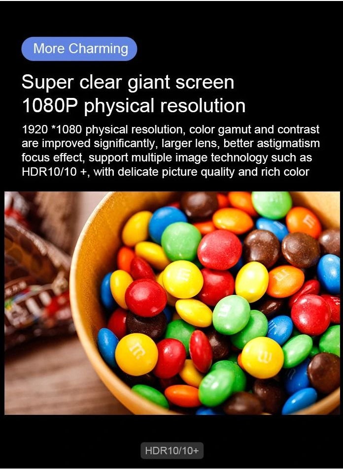 wanbo - T6 MAX Projector 4K 1080P Android 9.0 Mini Projector 550ANSI Lumens 2+16G 5G WiFi BT5.0 Projector AI Voice Home Theater - Image 1