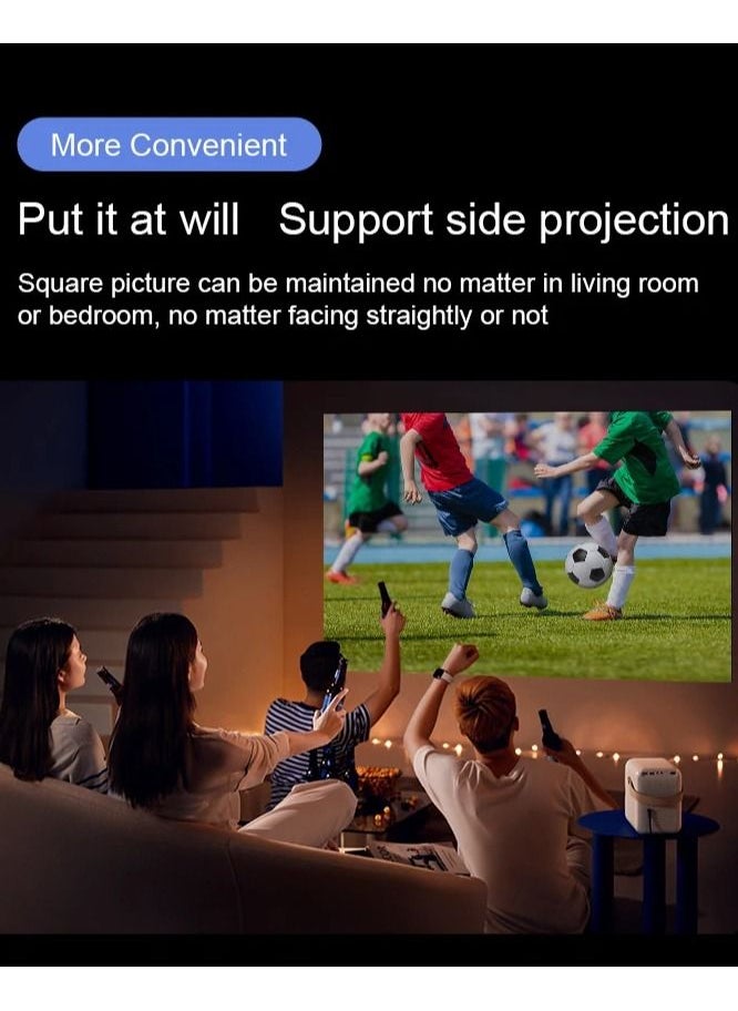 wanbo - T6 MAX Projector 4K 1080P Android 9.0 Mini Projector 550ANSI Lumens 2+16G 5G WiFi BT5.0 Projector AI Voice Home Theater - Image 1