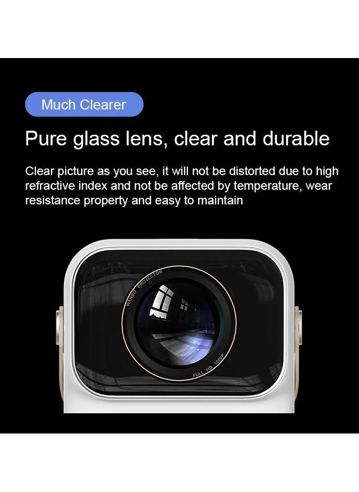 wanbo - T6 MAX Projector 4K 1080P Android 9.0 Mini Projector 550ANSI Lumens 2+16G 5G WiFi BT5.0 Projector AI Voice Home Theater - Image 1