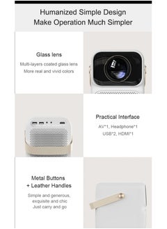 T6 MAX Projector 4K 1080P Android 9.0 Mini Projector 550ANSI Lumens 2+16G 5G WiFi BT5.0 Projector AI Voice Home Theater - pzsku/Z811125E098A116D01F38Z/45/_/1668677267/d49bebfb-1962-4759-8672-5d530d5a30c1