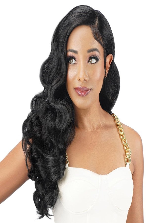Zury Sis Chunky Synthetic Hair Hd Lace Front Wig - Afia (FFT HONEY BLONDE) - Image 1