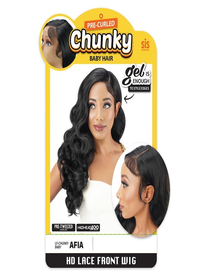 Zury Sis Chunky Synthetic Hair Hd Lace Front Wig - Afia (FFT HONEY BLONDE) - Image 4