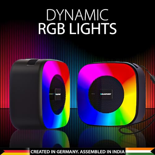Blaupunkt BT03 RGB Wireless Bluetooth Speaker with Deep Bass, Dynamic RGB Lights & Mobile Stand - Image 3
