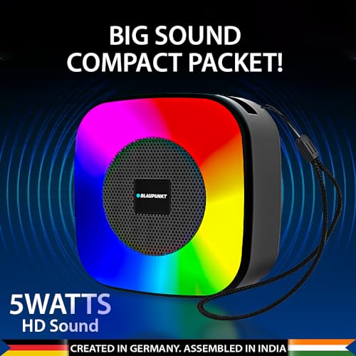 Blaupunkt BT03 RGB Wireless Bluetooth Speaker with Deep Bass, Dynamic RGB Lights & Mobile Stand - Image 2