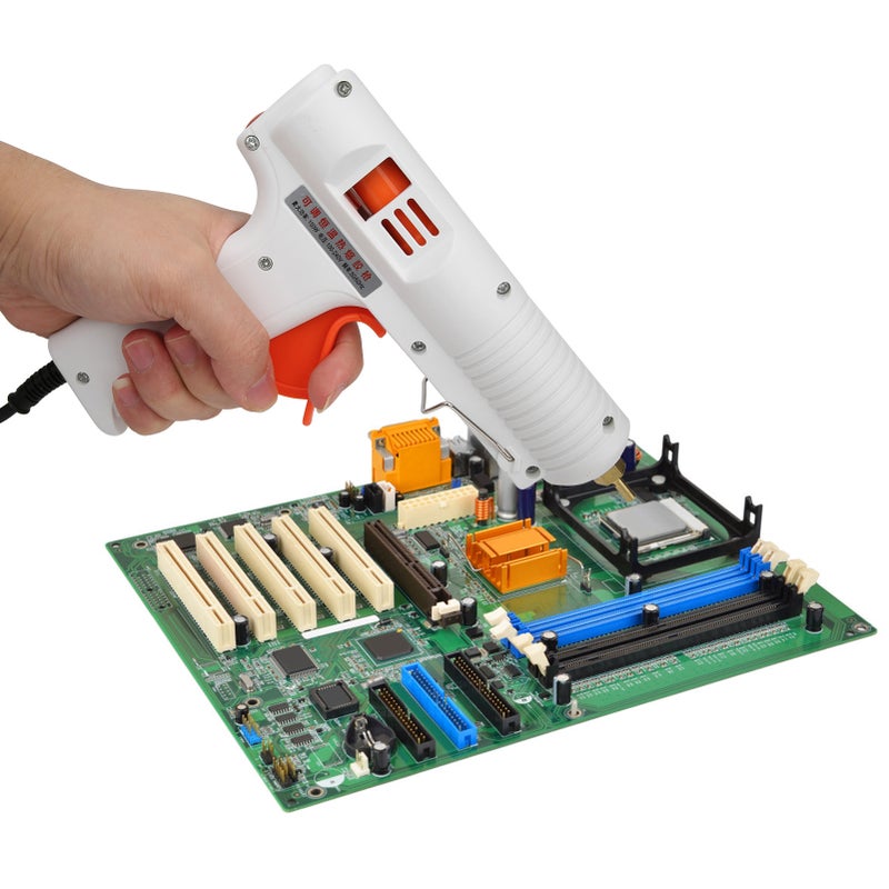 Hot Glue Gun Adjustable Constant Temperature Home Repairs DIY Crafts 150W  White HL F - Image 4