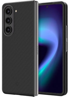 Spigen Air Skin Pro for Samsung Galaxy Z Fold 5 Aramid Fiber Case Cover - Black  - Image 1