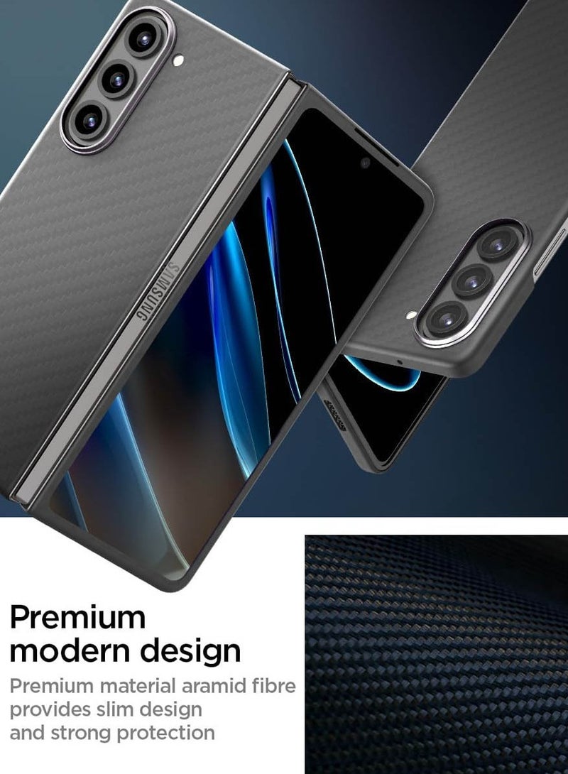 Spigen Air Skin Pro for Samsung Galaxy Z Fold 5 Aramid Fiber Case Cover - Black - Image 2