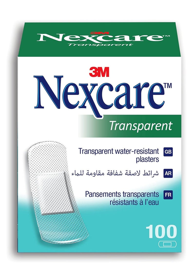 Nexcare 100-Pack Transparent Bandages
