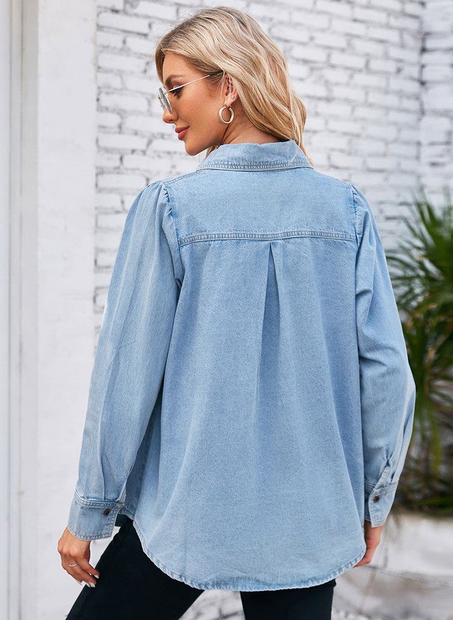 YUNIQEE Denim Casual Shirt for Women - Image 4