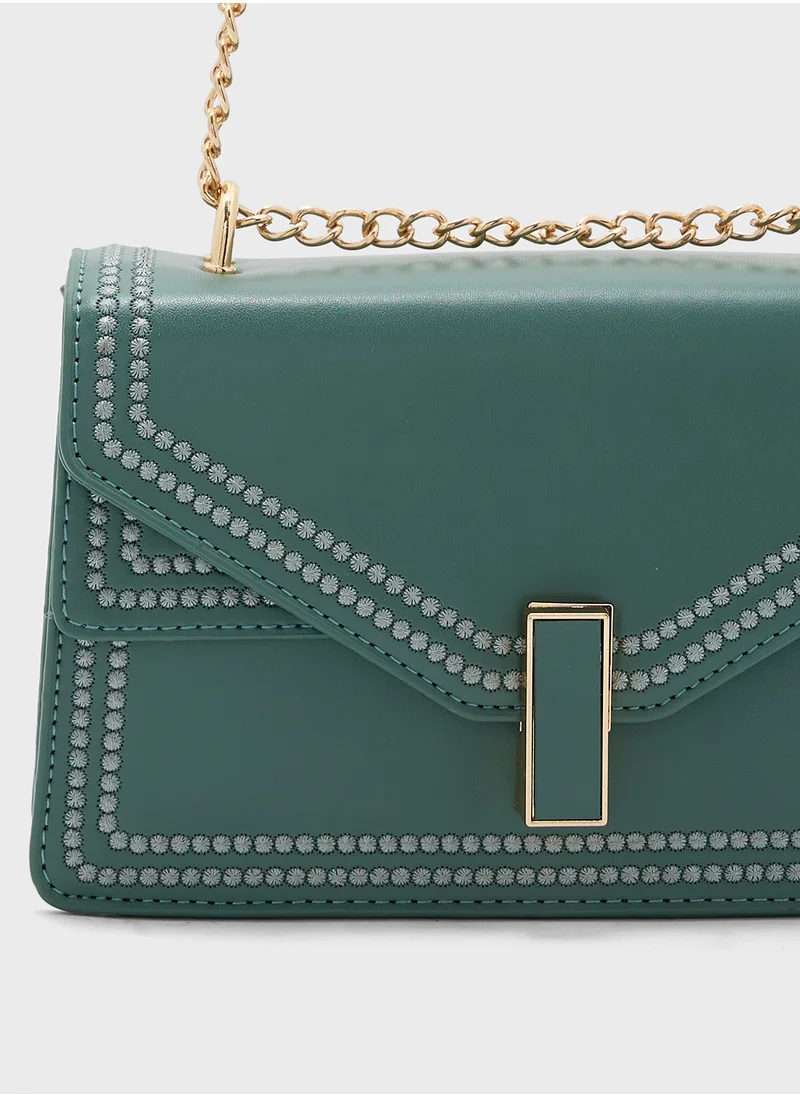 ايلا Chain Strap Satchel Handbag