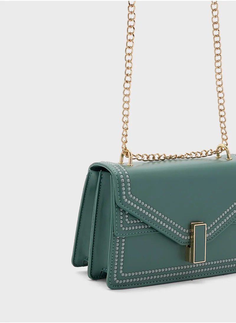 ايلا Chain Strap Satchel Handbag
