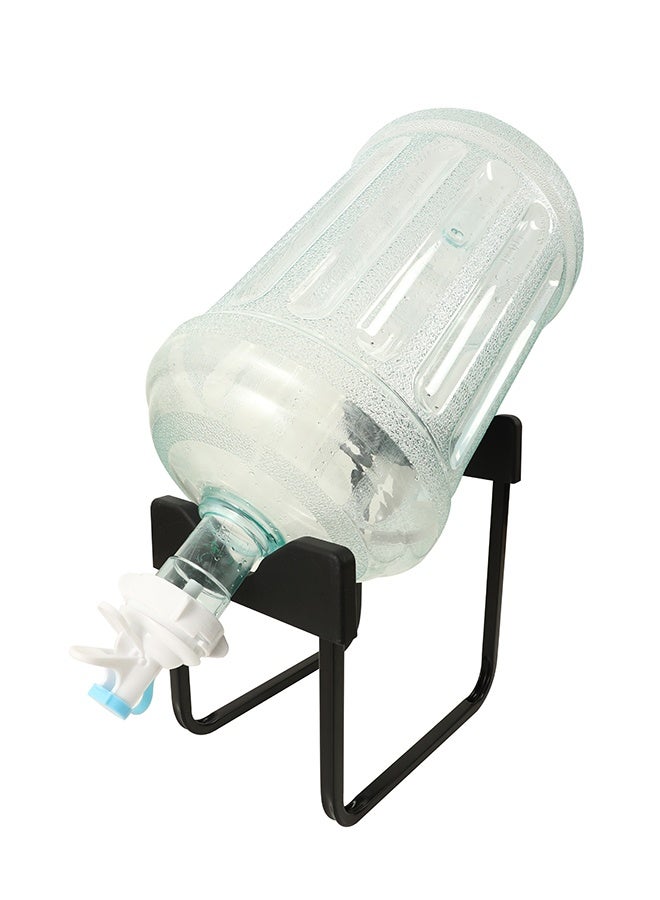 LAWAZIM Water Jug Stand with Dispenser Valve - Rust-Resistant Non Slip 3-5 Gallon Water Cooler Stand, BPA Free Fast Flow Water Spout, Detachable & Easy to Assemble Rack - for Home, Office, Outdoor Use - Image 1