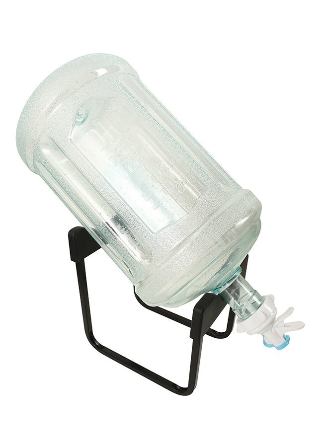 LAWAZIM Water Jug Stand with Dispenser Valve - Rust-Resistant Non Slip 3-5 Gallon Water Cooler Stand, BPA Free Fast Flow Water Spout, Detachable & Easy to Assemble Rack - for Home, Office, Outdoor Use - Image 2