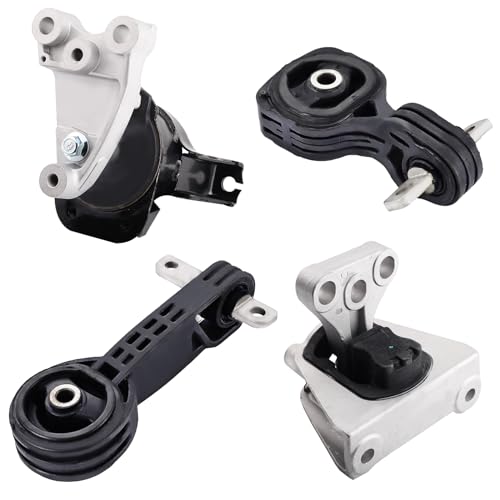 Gdydi Engine Motor and Trans Mount Set of 4 Compatible with 2006/ 2007/ 2008/ 2009/ 2010 Ho~N~Da Civic 1.8l Automatic Transmission, Replaces # A4530,A4534,A4546,A4543 - Image 1