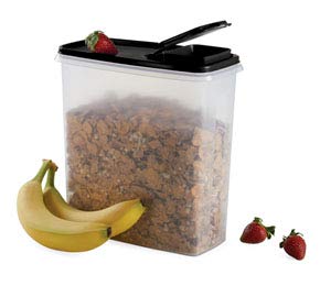 Tupperware Modular Mates Super Cereal 20 Cup Storer Jet Black - Image 1