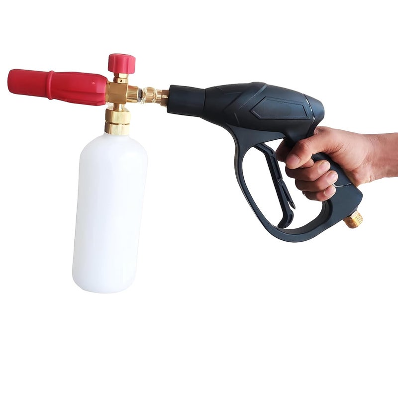 FT Tools Plastic Heavy Duty Professional Foam Cannon Snow Lance 1L Bottle with 14 Quick Connector for Pressure Washer - Image 5