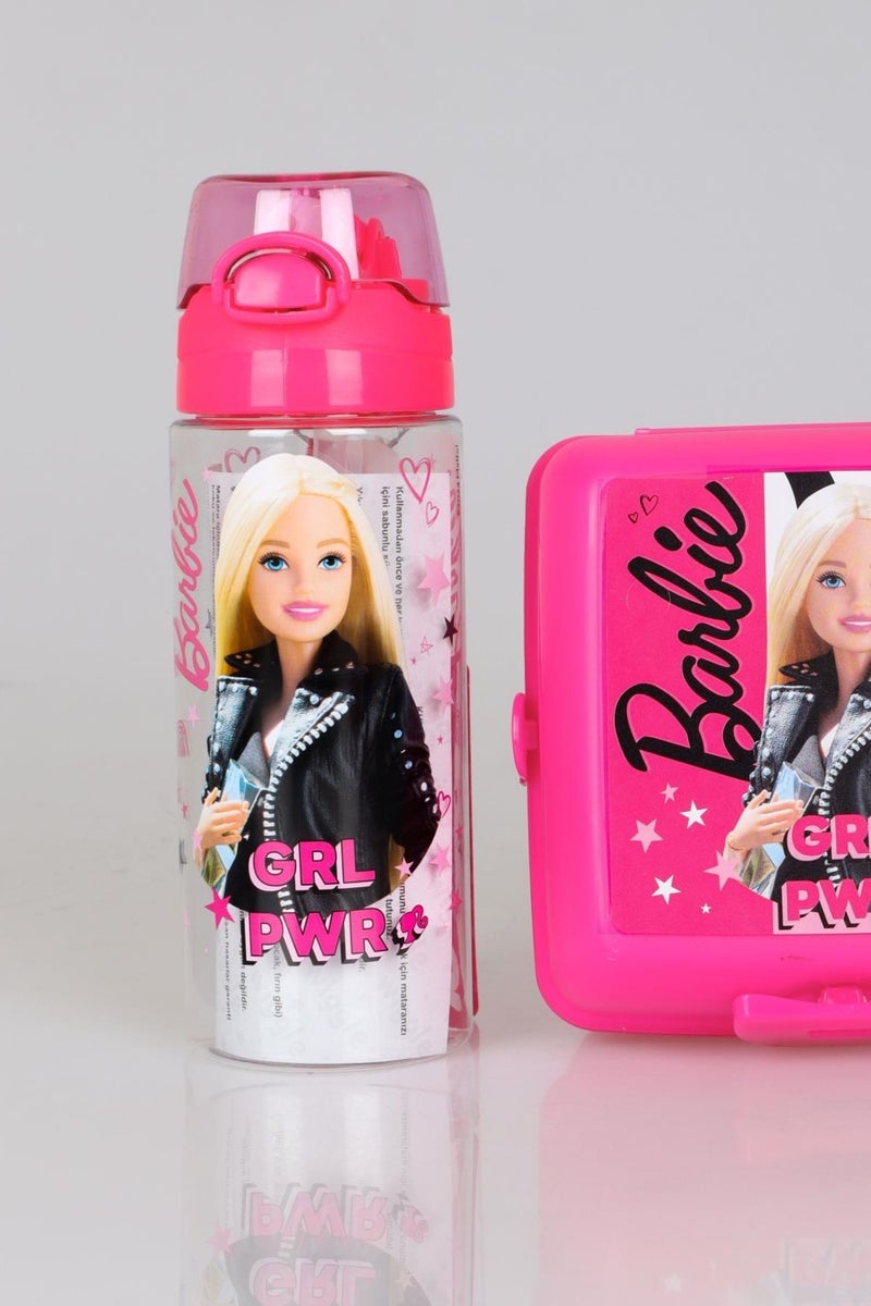 Barbie New Season Licensed Girl Power 2-Layer Lunch Box and 500 ml Water Bottle Set - Image 4