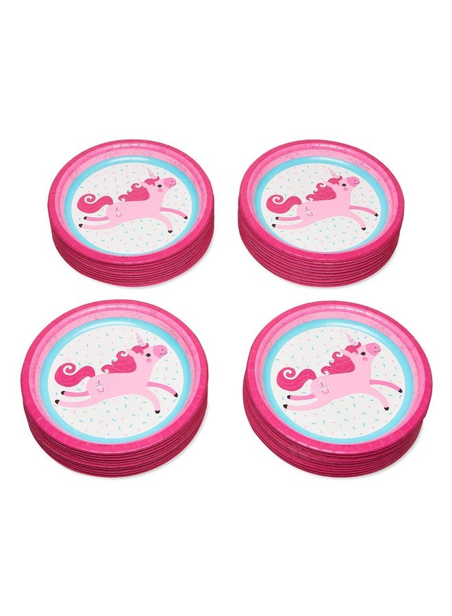 American Greetings Unicorn Party Supplies, Paper Dinner Plates (40-Count) - Image 2