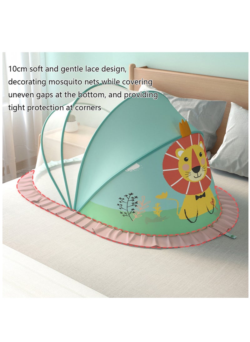 Arabest - Cute Baby Mosquito Net, Foldable Universal Cot Baby Mosquito Shield, Essential Mosquito Net for Slumber Ideal Mosquitos - Image 1