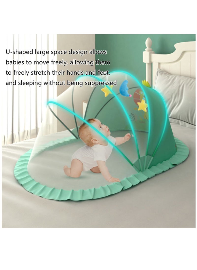 Arabest - Cute Baby Mosquito Net, Foldable Universal Cot Baby Mosquito Shield, Essential Mosquito Net for Slumber Ideal Mosquitos - Image 1