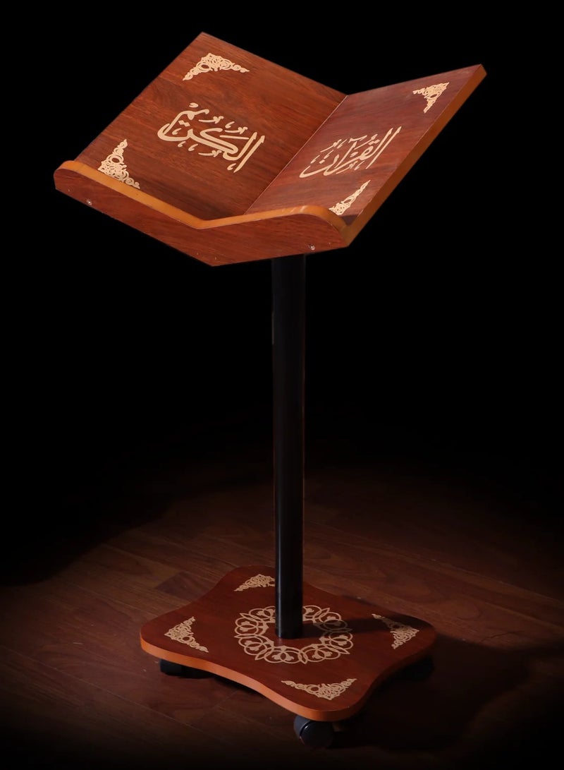 Holy Quran Holder - Lightweight in Brown - Image 3