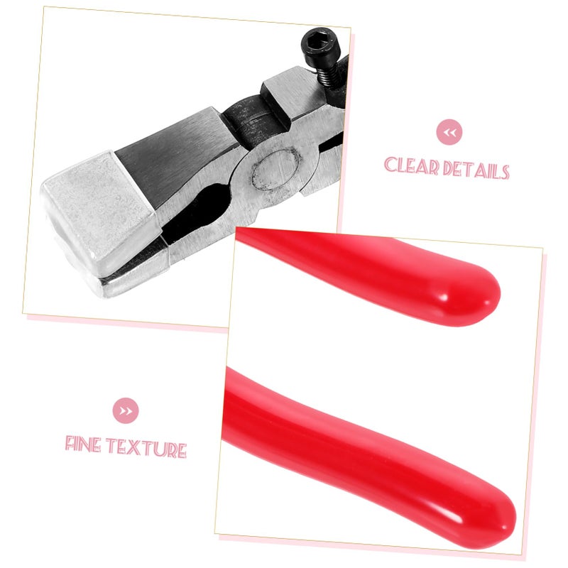 8 Inch Heavy Duty Glass Breaking Pliers Curved Jaws for Cutting Stained Glass Mosaics and Fusing - Image 4