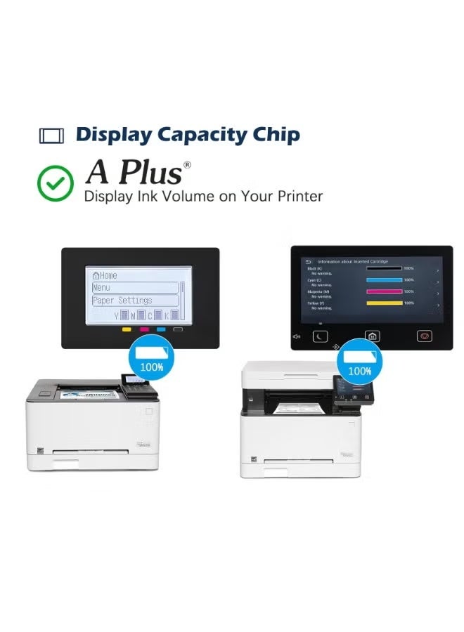 APLUS A Plus 067/067H Compatible Toner Cartridge Set (4-Pack) for Canon i-SENSYS MF655Cdw, MF657Cdw, MF651Cw, LBP633Cw, LBP631Cw - Black, Cyan, Magenta, Yellow - Image 4