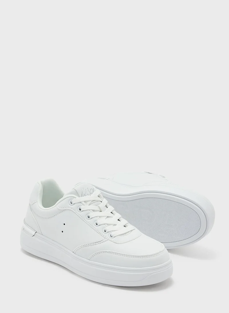 U.S.Polo Lace Up Low Top Sneakers