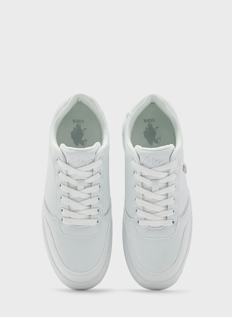 U.S.Polo Lace Up Low Top Sneakers