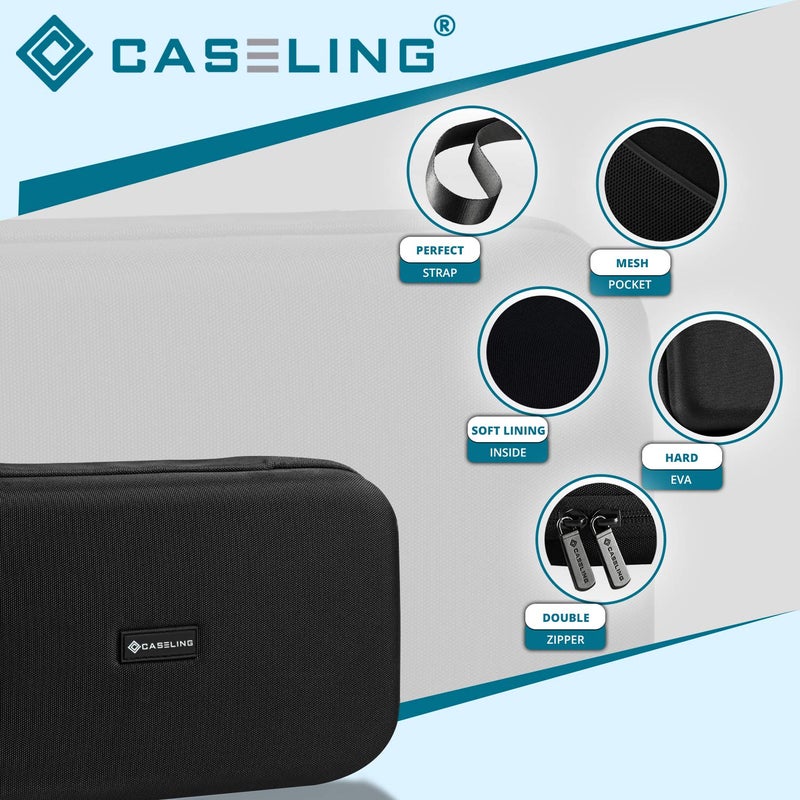 caseling Hard CASE fits Ricoh Theta (all models) Digital Camera. With mesh pocket - Image 5