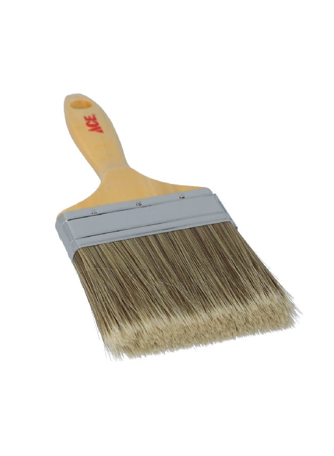 ACE Paint Brush with Wood Handle Multicolour 4 Inch XB-ACE20040V - Image 3