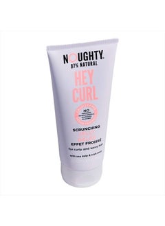 NOUGHTY Hey Curl Scrunching Jelly for Curly and Wavy Hair, Vegan-Friendly 97% Natural Sulfate Free Curl Styling Gel, Curly Hair Products, 200 ml / 6.7 fl oz  - Image 1