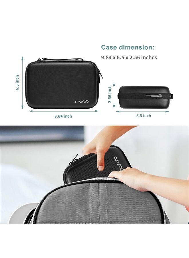 Mosiso حافظة كاميرا متوافقة مع كاميرا سوني ZV-1 / ZV-1F / ZV-1 II الرقمية ومجموعة ملحقات المدونين مع حامل ثلاثي القوائم، حافظة EVA مقاومة للماء والصدمات مع حزام يد ومشبك، سوداء - Image 2