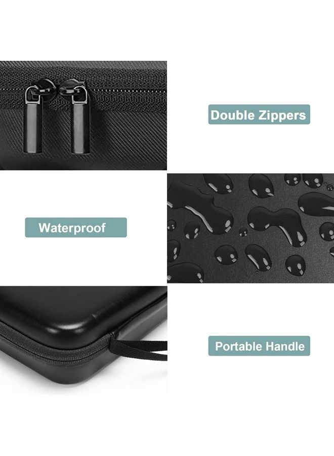 Mosiso حافظة كاميرا متوافقة مع كاميرا سوني ZV-1 / ZV-1F / ZV-1 II الرقمية ومجموعة ملحقات المدونين مع حامل ثلاثي القوائم، حافظة EVA مقاومة للماء والصدمات مع حزام يد ومشبك، سوداء - Image 4