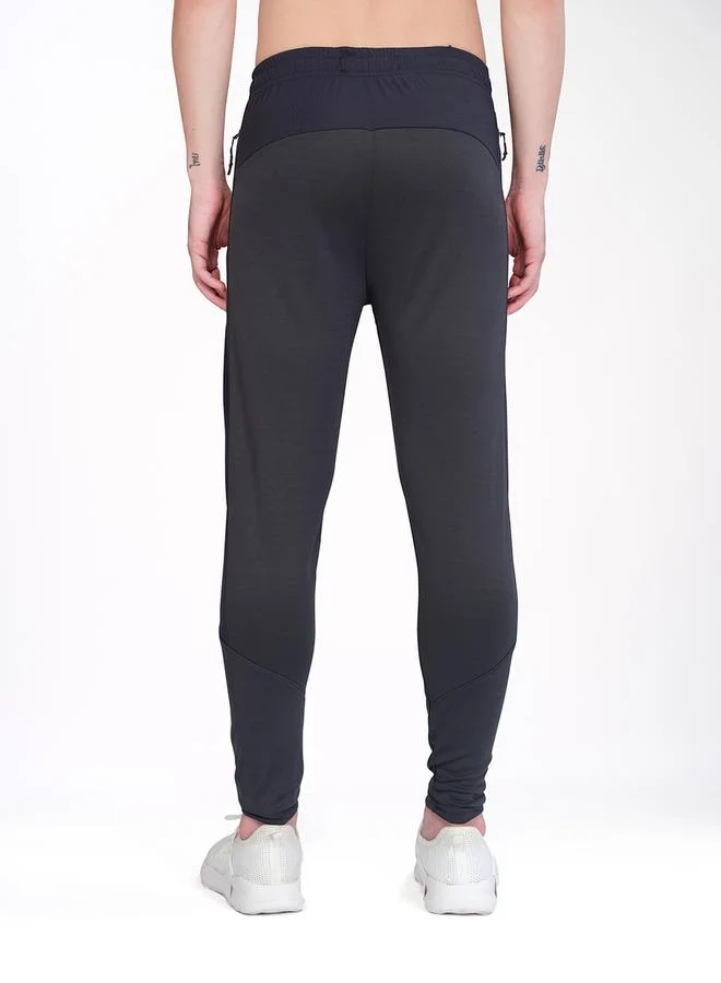 Technosport 2-Way Stretch Slim Fit Track Pants with Techno Dry by Styli