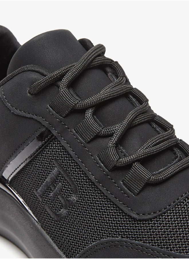 Flora Bella By Shoexpress Logo Detail Sneakers with Lace-Up Closure  - Image 5