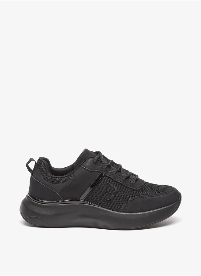 Flora Bella By Shoexpress Logo Detail Sneakers with Lace-Up Closure  - Image 3